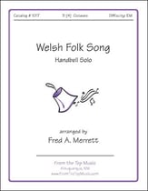 Welsh Folksong Handbell sheet music cover